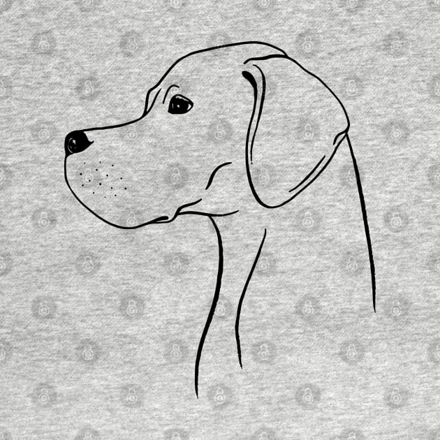 English Pointer (Black and White) by illucalliart